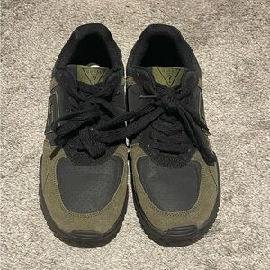 Guess Men's Olive and Black Sneakers